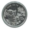 1995 Chinese Silver Panda 1 oz - Small Twig - Small date